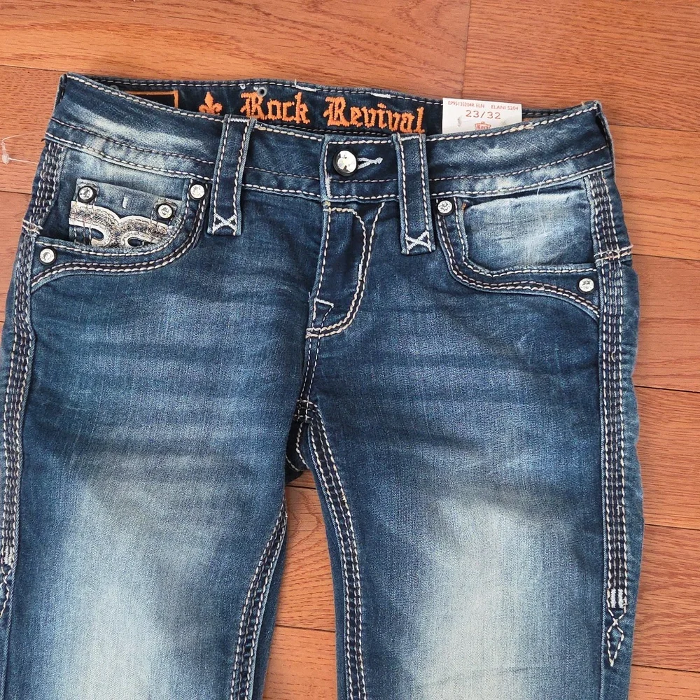 Rock Revival Women's Jeans 23x 32. New W TAGS - Picture 2 of 11